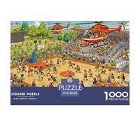 Partido de Baloncesto Puzzle De Madera Impermeable Puzzles De 1000 Piezas para Adultos Divertido Rompecabezas Juegos Desafiantes