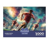 Partido de fútbol Puzzle 1000 Piezas para Pasatiempo Creativo Clásicos Regalos Obra De Arte Rompecabezas Desafiante Noches De Juegos para Adultos Y Niños 52x38cm/1000pcs