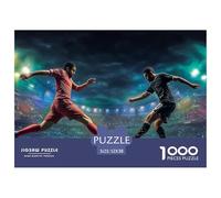 Partido de fútbol Puzzle 1000 Piezas para Pasatiempo Creativo Regalo Diversión Obra De Arte Rompecabezas Juguetes Desafiantes Adultos Y Niños A Partir De 12 Años 52x38cm/1000pcs