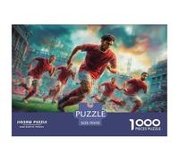 Partido de fútbol Puzzle 1000 Piezas Pasatiempo Creativo Clásicos Regalos Decoración del Rompecabezas Desafiante Noches De Juegos para Adultos Y Niños 70x50cm/1000pcs