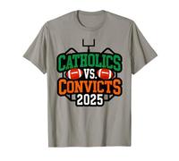 Partido de fútbol universitario de gran rivalidad entre católicos y convictos Camiseta