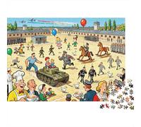 Partido del Juego del ejército Puzzle De Madera Impermeable DIY Puzzles De 1000 Piezas para Adultos Divertido Rompecabezas para Decoración del Hogar