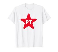 Partido Dos Trabalhadores- PT- Diseño Vintage Izquierda Camiseta