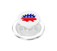 Partido Libertario Puercoespín Libertad Impuestos Votación PopSockets PopGrip para MagSafe