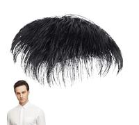 Partido para el cabello para hombres: postizo de aspecto natural, extensión del cabello no quirúrgico para el cabello real invisible, fibras sintéticas duraderas, de cabello humano para hombre