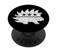 Partido PORCUPINO LIBERTARIO MÁS Libertad Menos Gobierno PopSockets PopGrip Adhesivo