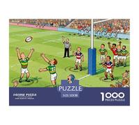 Partido Rugby Puzzle De Madera Impermeable DIY Puzzles De 1000 Piezas Regalos para Adultos Divertido Rompecabezas Decoración del Hogar