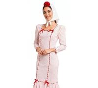 PARTILANDIA 2010 S.L. Disfraz de Chulapa Clasica para mujer - Disfraz para Feria de Abril, Carnaval y Fiestas Temáticas (XL)
