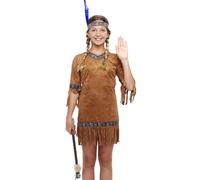 PARTILANDIA 2010 S.L. Disfraz de India Indio Para Niña Niño Traje India Indio Para Carnaval Halloween (7-9 años, India)