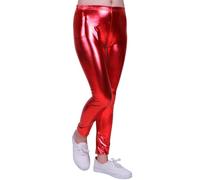 PARTILANDIA 2010, S.L. Leggings Rojo Metalizado Infantil