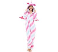 PARTILANDIA 2010 S.L. Pijamas Enteros de Animales Adultos niños Unisex, Ropa De Dormir De Invierno, Ropa de Mujer Disfraz Pijama Mujer Carnaval Fiestas (L, uri Unicornio)