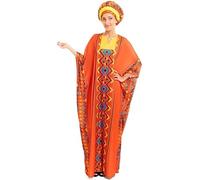 Partilandia | Disfraz de Africana Túnica para mujer (Talla L)