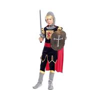 Partilandia Disfraz de Caballero Negro León para niño 7 a 9 años