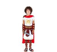 Partilandia Disfraz de Centurión Romano con Insignia para niño 10 a 12 años