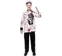 Partilandia Disfraz de Cocinero Zombie para hombre Talla M hombre