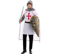 Partilandia | Disfraz de Cruzado Templario para hombre (Talla M)