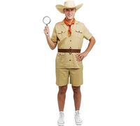 Partilandia Disfraz de Explorador clásico con cinturón para hombre Talla L