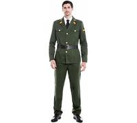Partilandia | Disfraz de Guardia Civil Verde para hombre (Talla L)
