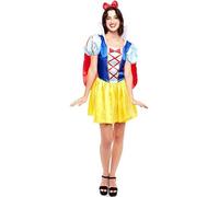 Partilandia Disfraz de Princesa Blancanieves para mujer Talla S