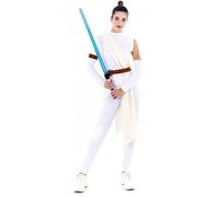 Partilandia Disfraz de Princesa Guerrera Estelar Blanca para mujer Talla L