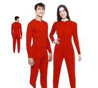 Partilandia Disfraz o Mono rojo cierre frontal para adulto Talla L