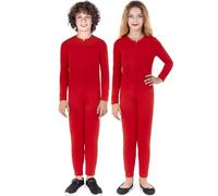 Partilandia Disfraz o Mono rojo manga larga para niños 7 a 9 años