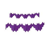Partilandia Guirnalda de Murciélagos morados Halloween de 3 m