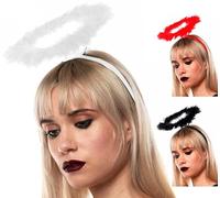 Partilandia Halo de Ángel de Diadema en varios colores (Negro)