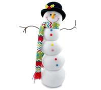 Partilandia Muñeco de Nieve con Sombrero de 50 cm
