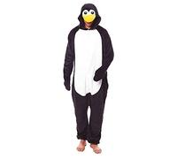 Partilandia Pijamas Enteros de Animales Adultos Unisex (Tallas de Adultos S a L) Disfraz Pingüino Mono Enterizo Adulto Carnaval Fiestas【Talla L】