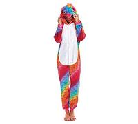 Partilandia Pijamas Enteros de Animales Adultos Unisex (Tallas de Adultos S a L) Disfraz Unicornio Mujer Mermaid Mono Enterizo Adulto Carnaval Fiestas【Talla S】
