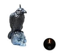 Partilandia Vela de Cuervo sobre calavera de 7x4,5x9,5 cm