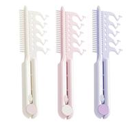 Parting Combs - Hair Lifting Çombs for Volumizing and Styling | Portable Hairstyle Root Lìfting Tool for Wedding Travel Date Stage Performance Barbershop Home Indoor