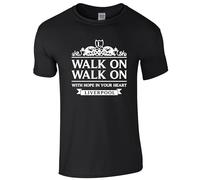 Partisan Camiseta Walk On Liverpool Adulto, Negro, M
