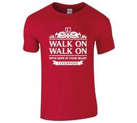 Partisan Camiseta Walk On Liverpool Adulto, rosso, L