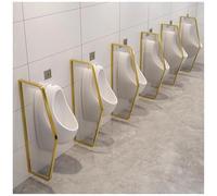 Partit de orinal de acero inoxidable con templado, ideal para hoteles, restaurantes y bares, disponible en negro (paquete de 4) y D (paquete de 5)