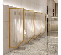 Partit de orinal templado montado en la pared para hombre, perfecto para hoteles, escuelas, centros comerciales, espacios públicos, diseño Slish Art Deco, 1 unidad