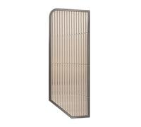 Partit de orinal templado translúcido con separador de privacidad de metal Ed para inodoros, ideal para piscinas y baños públicos y diseño Slish