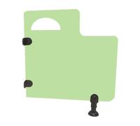 Partit impermeable para orinario para niños, perfecto para escuelas y guarderías, montado en el suelo, color azul, 60 x 60 cm (1 pieza), diseño apto para niños y fácil instalación