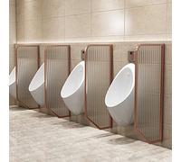 Partit Sn - Urinario impermeable para hoteles y baños públicos, divisor de pared para orinales de hombre, ideal para bares y salones (color: negro, tamaño: a medida)