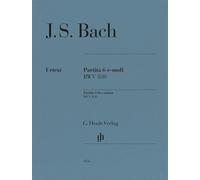 Partita 6 in e minor - Piano Sheet Music - Urtext Edition With Fingerings - G. Henle Verlag (HN 1656)