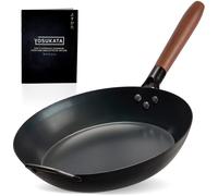 Partita de acero de carbono sin recubrimiento de yosukata - sartn duradera de 11.8 pulgadas - sartenes para cocinar comidas saludables y deliciosas