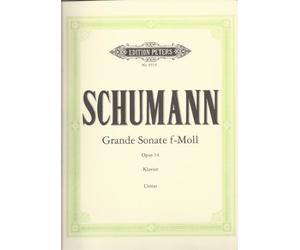 Partition clásica Edition Peters Schumann R. - grande Sonate Op. 14 - Piano Piano