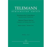 Partition classique BARENREITER TELEMANN G.P. - HARMONISHER GOTTESDIENST, KANTATEN AUS DER TRINITATISZEIT Alto, instrument