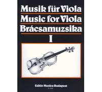 Partition classique EMB (Editio Musica Budapest) MUSICA PER VIOLA VOL. 1 - ALTO Alto