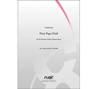 PARTITION CLASSIQUE - Petit Papa Noël - TRADITIONNEL - Duo Clarinette et Clarinette Basse
