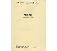 Partitions classique DURAND DUBOIS - VIRGINIE - CLARINETTE ET PIANO Clarinette