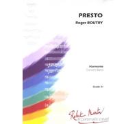 Partitions classique ROBERT MARTIN BOUTRY R. - PRESTO A LA MANIERE DE... Ensemble vents