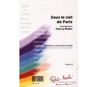 Partitions classique ROBERT MARTIN GIRAUD - MULLER T. - SOUS LE CIEL DE PARIS Ensemble vents
