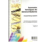 Partitions classique ROBERT MARTIN JOUBERT C.H. - SOUVENIRS HROQUE DU GNRAL BADERINE Contrebasse
